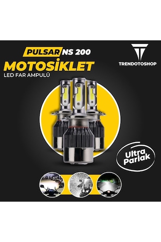 Bajaj Pulsar Ns200 Led Motosiklet Far Ampulü Beyaz