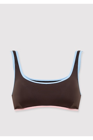 Mavi - Kahverengi Bikini Üstü 1914056-70227