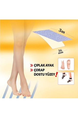 Vodaseal Islak Mekan Kaydırmazlık Bandı Şeffaf 36 MM x 2,5 M Şeffaf
