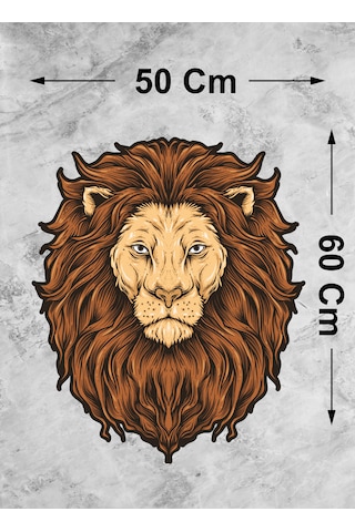 Aslan Galatasaray Cim Bom Bom Sticker - Araba Oto Motosiklet Karavan Cam Sticker - 00286 60X50 Cm