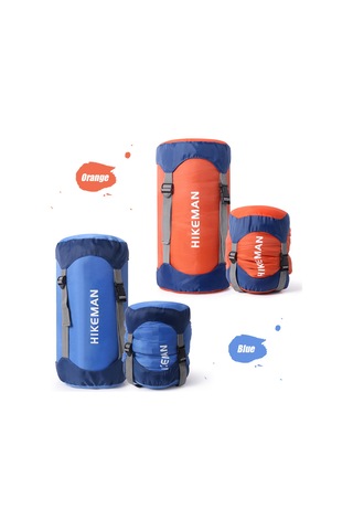 Açık Hava Uyku Tulumu Sıkıştırma Çantası Turuncu L Beden Turuncu