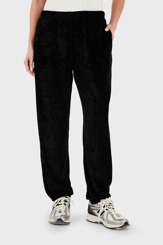 Emporio Armani Regular Fit Kapüşonlu Logolu Kadife Dokulu Eşofman Takımı Kadın Eşofman Takımı Ew004748 Af26228 Uc001 Siyah