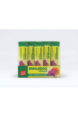 Singledoz Suda Kolay Çözünür Pratik Orkide Ve Çiçek Besini 10'lu Paket Diğer
