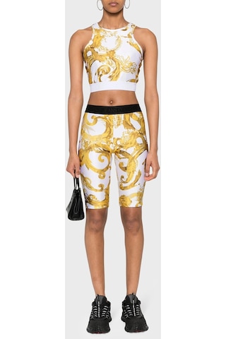 Versace Jeans Couture Kadın Top 76ham227 Js292 G03 Beyaz-gold Beyaz - Altın