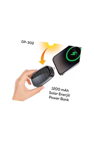 Güneş Enerjili Power Bank Evimdeyokyok Çok Renkli