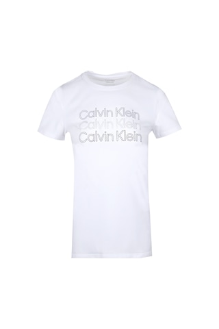 Calvin Klein Calvın Kleın Kadın T-shırt Pfbt2699-efy Beyaz