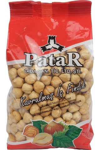 Patar Çifte Kavrulmuş İç Fındık 500 Gr X 4 Paket