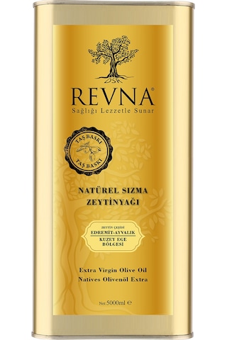 D.S.R.Revna Taş Baskı Zeytinyağı Kuzey Ege 5 L