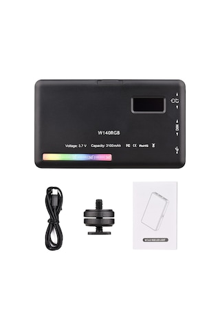 Deyatech W140 2500K-9000K RGB Led Şarj Edilebilir Işık
