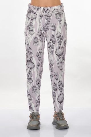 Perspective Desenli Lastikli Bel Çok Renkli Kadın Pantolon 24790160 001