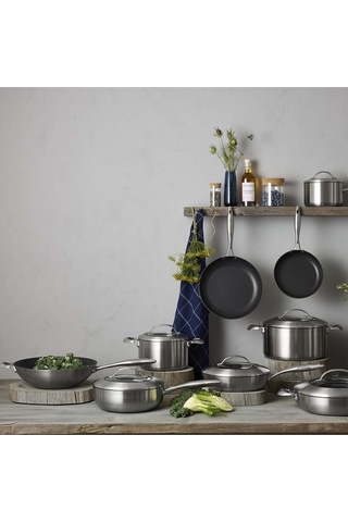 Klasik Şef Tavası, 32 Cm, Stratanıum Kaplamalı, 270 C Fırına Dayanıklı, 1 Parça Çok Renkli
