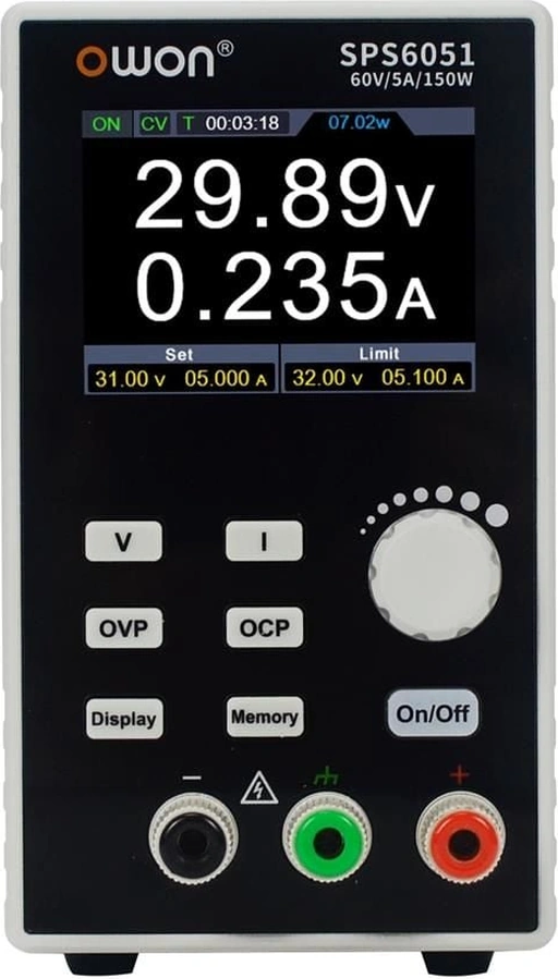 Owon Sps6051 Sessiz Dc Güç Kaynağı 150w/61v/5,1a