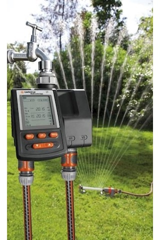 Gardena 1874 Su Bilgisayarı Çift Çıkışlı Otomatik
