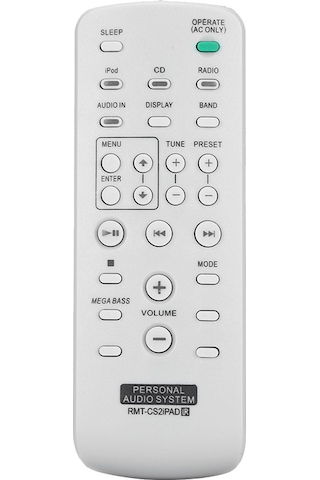 Sony Rmt-cs2ıpa Zs-s2ıp Zs-s4ıp İçin Yedek Uzaktan Kumanda