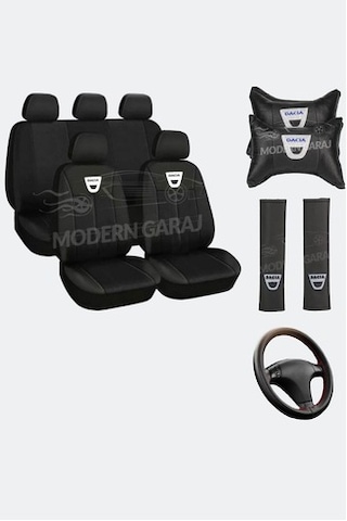 Dacia Sandero Oto Koltuk Kılıfı Boyun Yastığı Kemer Konforu (516781986)