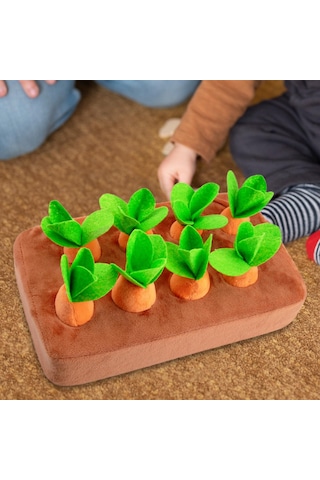 Suntek Oyunu Gelişimsel Eğitsel Çekme Motor 8-adet-havuç