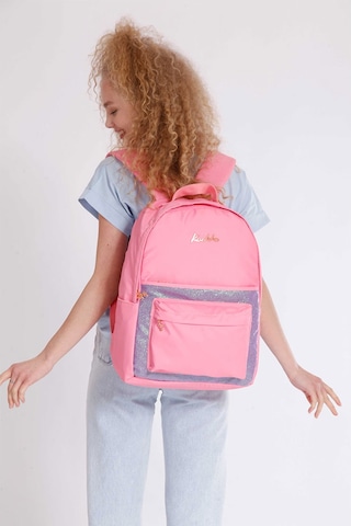 Kaukko Magical Sırt Çantası Simli-Roze K1353