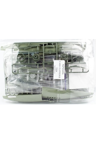 Big Planes Kits 7224 1/72 Ölçek, C-40a Clipper/b Yolcu Uçağı, Plastik Model Kiti-55944