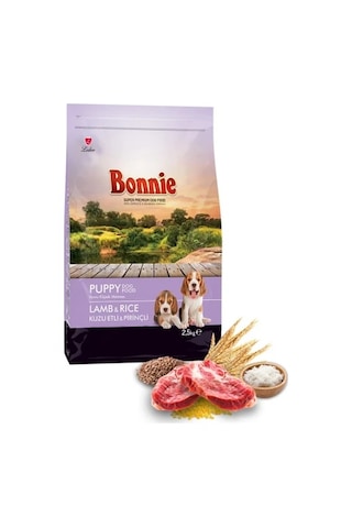 Bonnie Kuzu Etli Yavru Köpek Maması 2,5 Kg