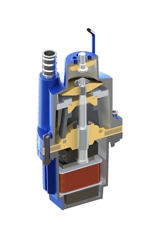 Atlas Adpu-f1 Elektromanyetik Dalgıç Pompa 3/4" Filatörlü 10 Me