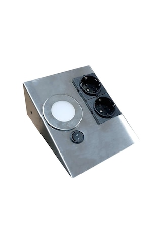 Cata Ct-5109 1w Ledli Çift Prizli Tezgah Altı Spot Aydınlatma Beyaz Işık Çok Renkli Cata Ct-5109 1w Ledli Çift Prizli Tezgah Altı Spot Aydınlatma Beyaz Işık Çok Renkli