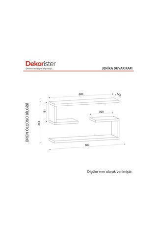 Dekorister Jenika Duvar Rafları