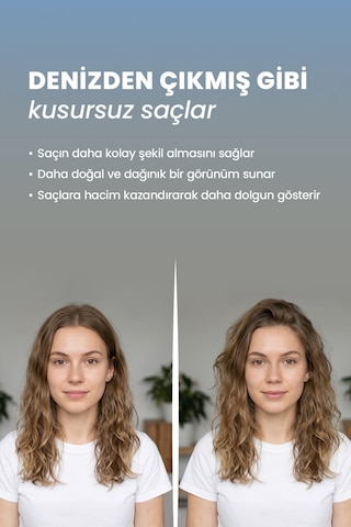Hacim Ve Dolgunluk Veren Deniz Tuzu Saç Spreyi 200 ML