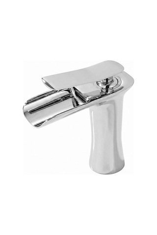 Edge Kısa Lavabo Bataryası Parlak Krom