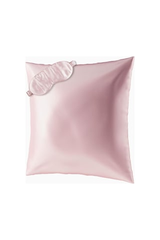 Aılorıa Beauty Sleep Seti, 100% Dut Ipeği Yastık Kılıfı 80x80 Ve Göz Maskesi Pembe