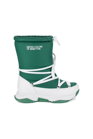 Kadın Bot - Yeşil / Beyaz Yeşil-beyaz