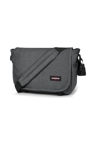 Eastpak Unisex Postacı Çantası Antrasit Omuz Askılı Çapraz Çanta Geniş Bölmeli Günlük Okul Çantası Siyah