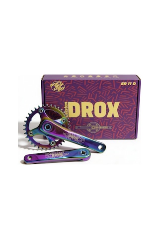 Asistan Drox Rainbow Sr-11 34t Tek Yaprak Aynakol Kare Mil 170mm Çok Renkli