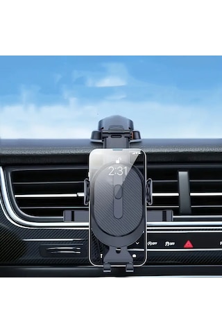 360 Derece Döner Torpido Cam Vantuzlu Telefon Tutucu - Al4722