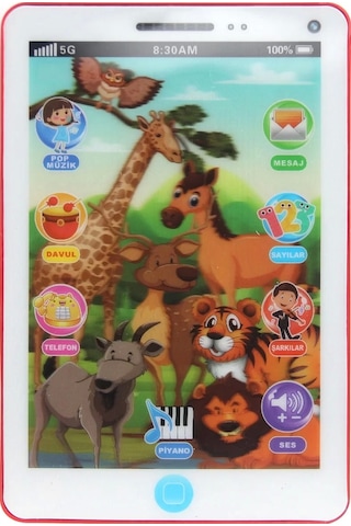 Kutulu Eğlenceli Pilli Tablet