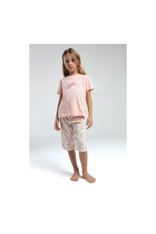 Xo Kids Kız Çocuk Pijama Takım 2-7 Yaş 3608-2 Somon