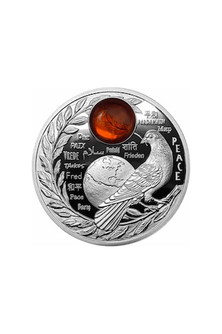 Agakulche Dünya Barışı Gümüş Sikke Coin