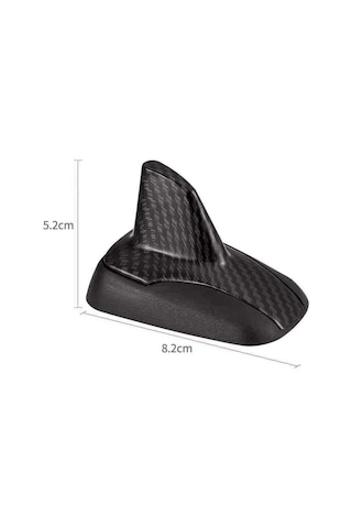 Karbon Fiber Desenli Oto Anten Süs Köpekbalığı Shark Araba Araç Dekoratif Süs Anteni Üniversal Ps-242