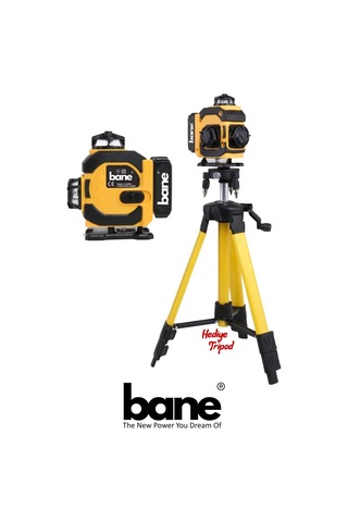 Tripod Hediyeli Dijital Göstergeli 16 Köşeli 360 Derece Kumandalı Çizgi Hizalama Lazer Seviye Cihazı