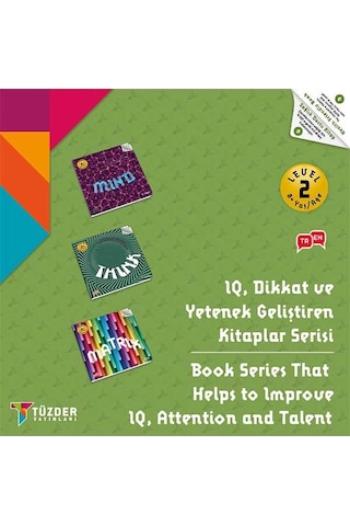 9'Lu Set 8+ Yaş / Iq Dikkat Ve Yetenek Geliştiren Kitaplar Serisi