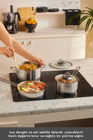 Karaca Fiorino Compact Tencere Seti 5 Parça