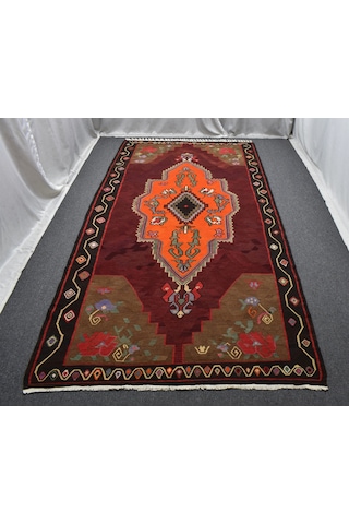 Zehra Abla Halı El Dokuma Devasa Dikişsiz Tek Parça Bayburt Yörük Yün Kilim 6250