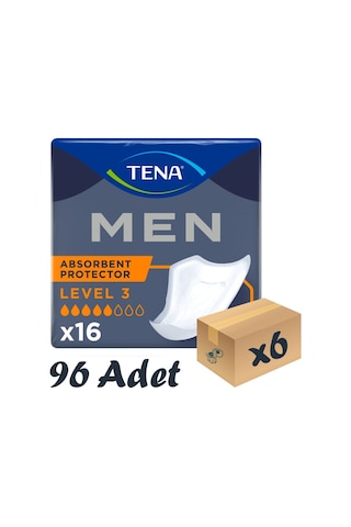 Tena Men Level-3 Erkek 5 Damla Mesane Pedi 6 x 16 Adet