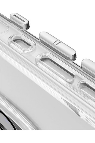 Joko Apple Uyumlu, iPhone 15 Pro Gleam Pc Sert Magsafe Kılıf - Şeffaf