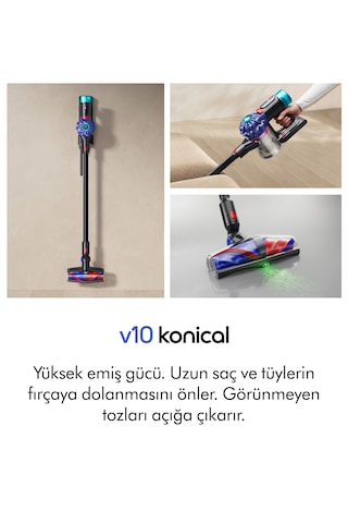 Dyson V10 Cyclone Konical Kablosuz Süpürge