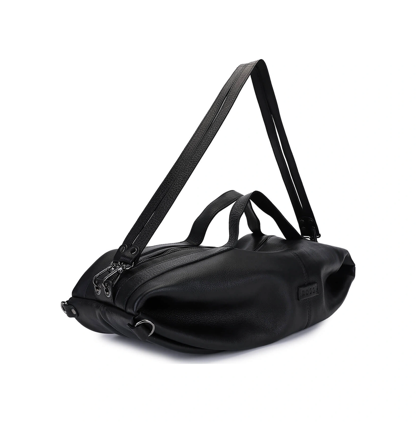 Bruno Shoes Bruno Rossi Bag Unisex Hakiki Deri Siyah Sırt & El Çantası 1048 R88 Cnt Sk25-26 Nero Siyah