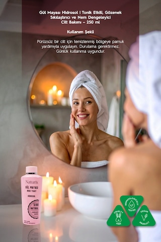 Naturix Akne Önleyici Gül Mayası 2 x 250 ML