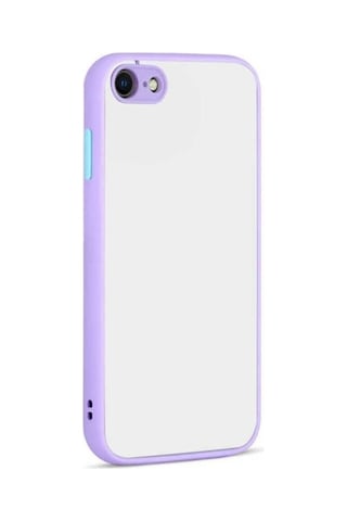 Apple Uyumlu iPhone Se 2022 Kılıf Zore Hux Kapak Lila