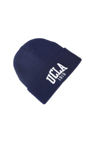 Ucla Lanıta Lacivert Bere Nakışlı - Unisex Bere Lacivert