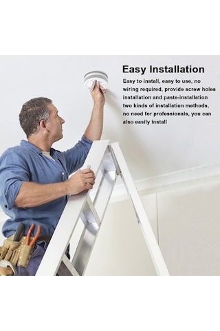 Ebitda Tuya Wifi Duman Dedektörü: Akıllı Uyarı, Ses Kontrolü, Kolay Kurulum Ve Uzaktan Alarm