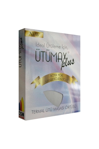 Ütümax Plus Yanmaz Termal Keçe Ütü Masası Örtüsü Bezi Kılıfı